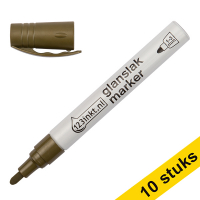 10 x 123ink gold gloss paint marker (1mm - 3mm round)