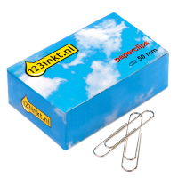 10 x 123ink round paperclips, 50mm (100-pack)