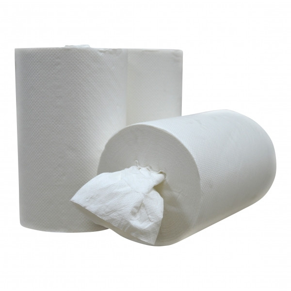 123ink 1-ply towel roll suitable for Tork M1 dispenser, 18cm x 120m (12-pack) 100130 100130c 120123c 473252c SDR02021 - 1