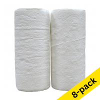 123ink 2-ply kitchen roll, (2 x 50 sheets)(8-pack)