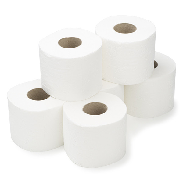 123ink 2-ply maxi jumbo toilet paper suitable for Tork T1 dispenser (6-pack) 120272C 440 SDR02007 - 1