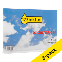 123ink A4 T-foot landscape brochure holder (3-pack)