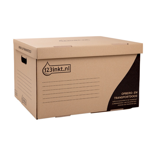 123ink A4 storage and transport box, 433mm x 364mm x 263mm (10-pack) 128900C 623913C 302069 - 1