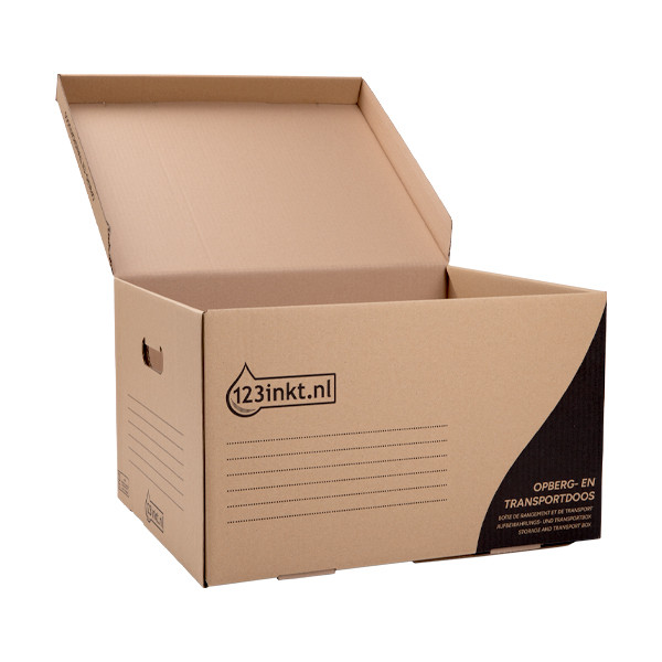 123ink A4 storage and transport box, 433mm x 364mm x 263mm (10-pack) 128900C 623913C 302069 - 2