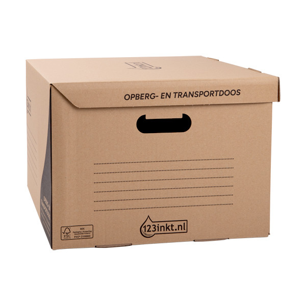 123ink A4 storage and transport box, 433mm x 364mm x 263mm (10-pack) 128900C 623913C 302069 - 3