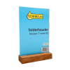 123ink A5 T-foot wooden brochure holder