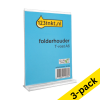 123ink A6 T-foot brochure holder (3-pack)