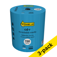 123ink CD-R 80 min. in cakebox (3 x 100-pack)