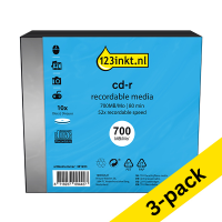 123ink CD-R 80 min. in slimline boxes (3 x 10-pack)