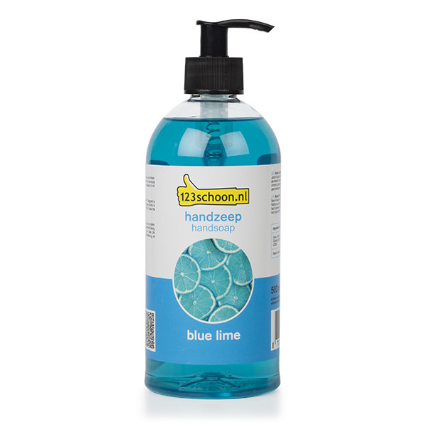 123ink Eco Blue Lime hand soap, 500ml  SDR06206 - 1