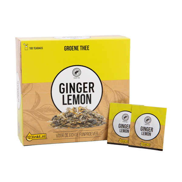 123ink Lemon Ginger tea (100-pack) 52760C 302048 - 1