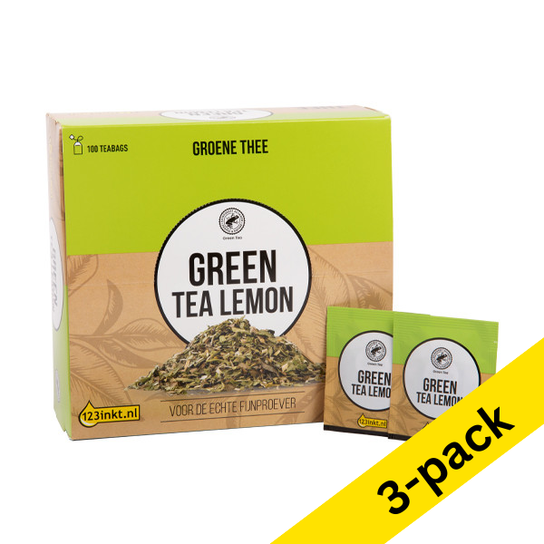 123ink Lemon Green tea (3 x 100-pack)  302057 - 1