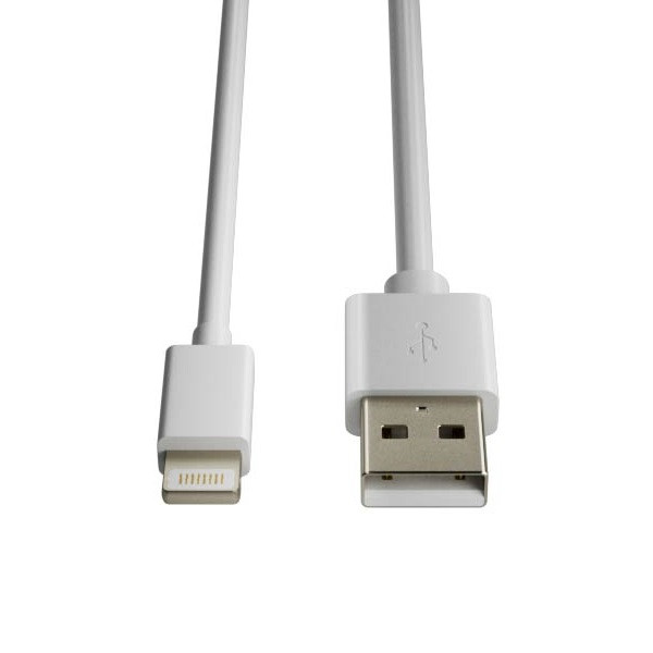 123ink Lightning white charging cable, 1m 3994350012C MXLY2ZM/AC 302265 - 1