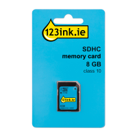 123ink SDHC class 10 memory card - 8GB FM08SD45B/00C FM08SD45BC MR962 300696