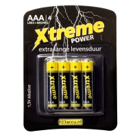 123ink Xtreme Power AAA LR03 batteries (4-pack)  ADR00008