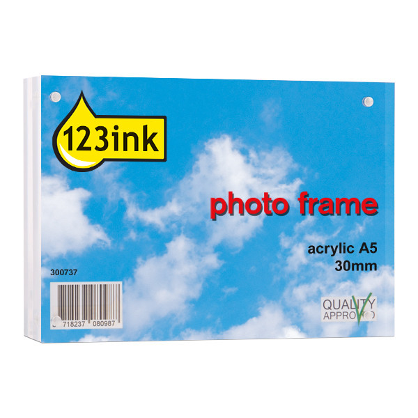 123ink acrylic A5 photo frame, 30mm 1954905C SV12047 300737 - 1