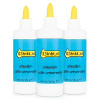 3 x 123ink all-purpose glue bottle, 200ml