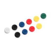 123ink assorted magnets, 15mm (10-pack)