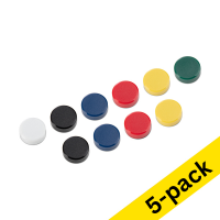 123ink assorted magnets, 20mm (5 x 10-pack)