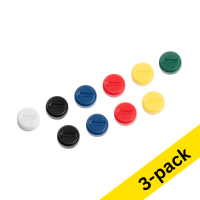 123ink assorted magnets, 30mm (3 x 10-pack)