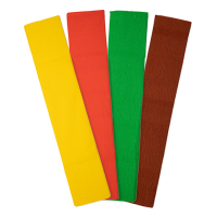 123ink autumn crepe paper set, 250cm x 50cm (4-pack)  302331