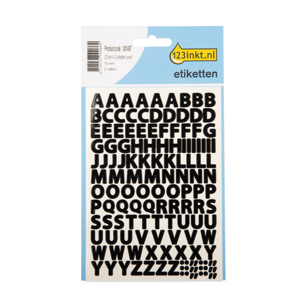 123ink black A-Z labels 3780C 301497 - 1