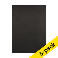 123ink black A4 hardcover sketchbooks (5 x 80 sheets)