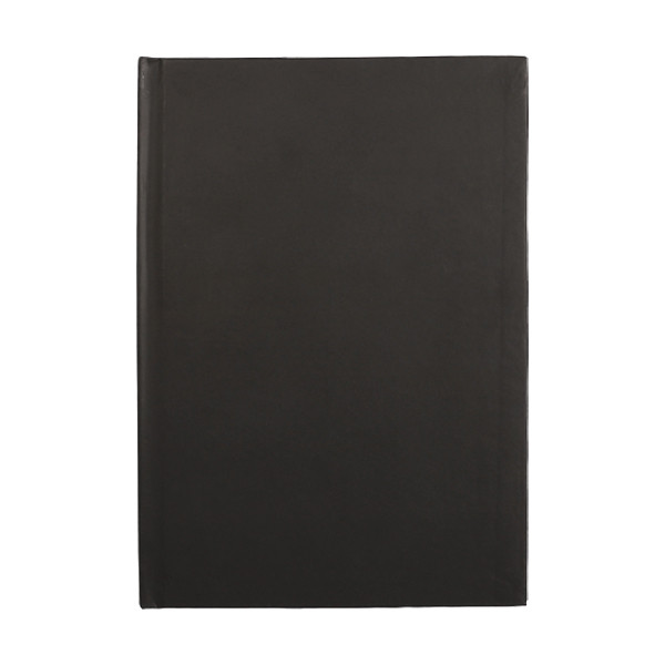 123ink black A5 lined bound book (80 sheets) K-5519C 301412 - 1