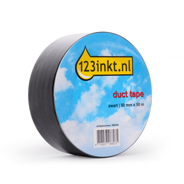 123ink black duct tape, 50mm x 50m 1669219C 1669824C 190050BC 2505134C 56388-00001-07C 300349 - 1