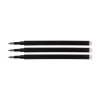 123ink black erasable ballpoint refill (3-pack)