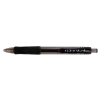 123ink black gel pen (10-pack)