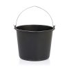 123ink black household bucket, 12 litres