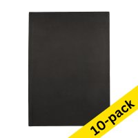 123ink black lined bound book, 80 sheets (10-pack)