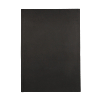 123ink black lined bound book, 80 sheets K-5520C 301408