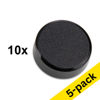 123ink black magnets, 20mm (5 x 10-pack)