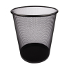 123ink black mesh paper bin