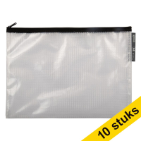 10 x 123ink black mesh pouch (A4)