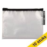 10 x 123ink black mesh pouch (A5)