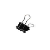 123ink black paper clamp, 19mm (12-pack) 2131990C 301930