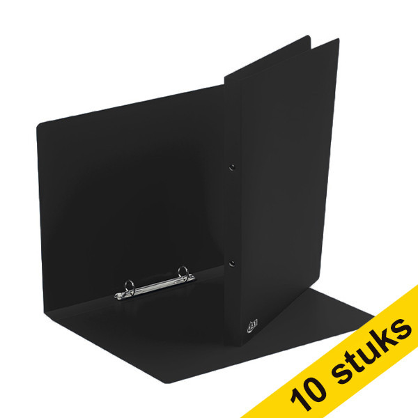 123ink black ring binder with 2 O-rings (21mm) (10-pack)  301399 - 1