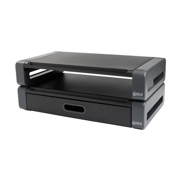 123ink black/grey monitor stand  302203 - 3