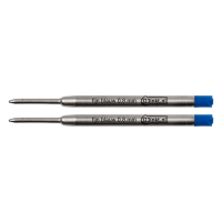 123ink blue fine ballpoint refill (2-pack)