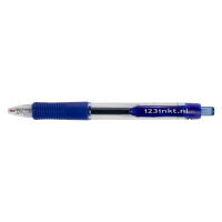 123ink blue gel pen (10-pack)