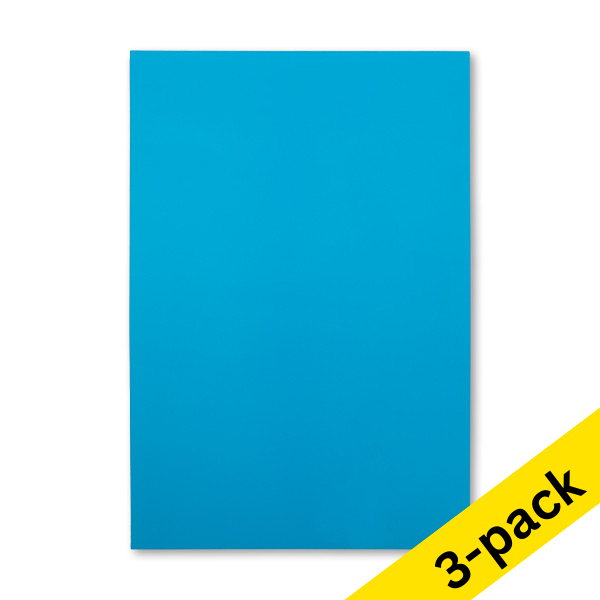 123ink blue magnetic sheet, 20cm x 30cm (3-pack)  302144 - 1