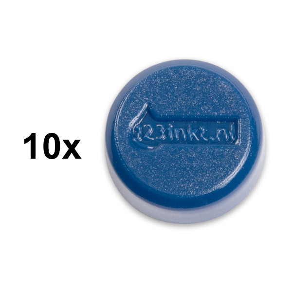 123ink blue magnets, 15mm (10-pack) 6161535C 301253 - 1