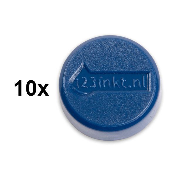 123ink blue magnets, 20mm (10-pack) 6162035C 301260 - 1