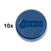 123ink blue magnets, 30mm (10-pack)