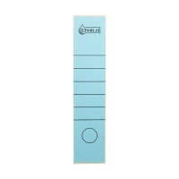 123ink blue self-adhesive spine labels, 61mm x 285mm (30-pack)