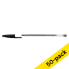 123ink bright black ballpoint pen (50-pack) 8373639C 302084 - 1