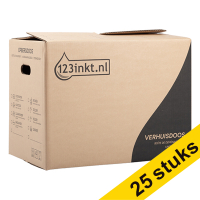 123ink brown moving boxes with double bottom (5 x 5-pack)